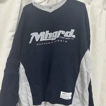 Mahagrid V넥 트레이닝복 네이비