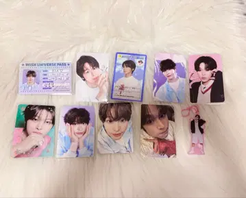 NCT WISH 리쿠 트레이딩 카드 아크릴 키링 SMTOWN 시즌 그리팅