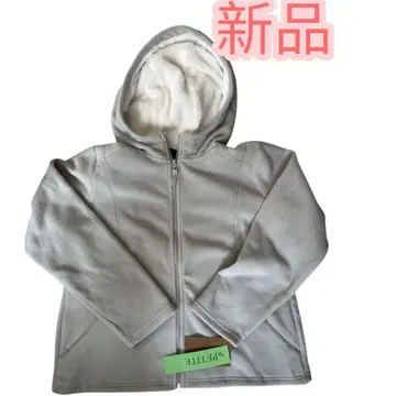 [ 새상품 ] WEATHER PROOF 플리스 자켓 그레이 후드 부착