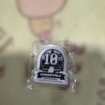 UNDERTALE 언더테일 콘서트 한정판 아크릴 블록 10th 화이트