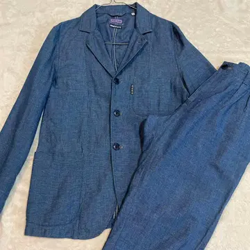 새상품급 BLUE BLUE 테일러드 자켓 셋업 INDIGO DYE