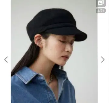 AZUL BY MOUSSY 울라이크 헌팅 캡 블랙