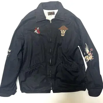 테일러 토요 베트남 자켓 L 사이즈 스컬 블랙