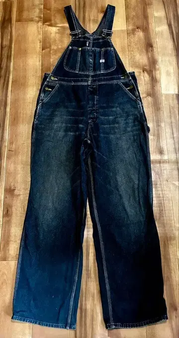 일본제 빈티지 Lee 데님 오버롤 34인치