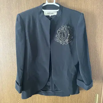 pierre cardin 블랙 노카라 자켓 원포인트 9호