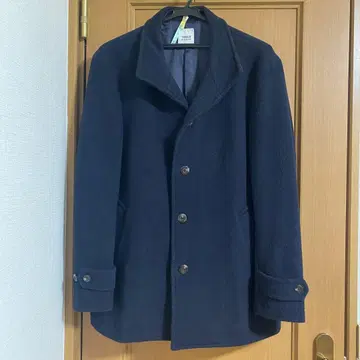 TAKEO KIKUCHI 네이비 피 코트 울 클리닝 완료