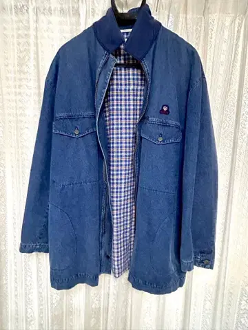 [ PaPas ] 파파스 데님 커버올 집업