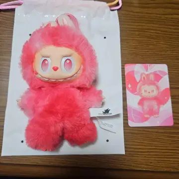 팝마트 LABUBU 에너지 정품 LOVE