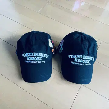 디즈니 캡 모자 벌룬 블랙 2개 세트