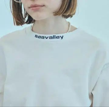 SEA SEAVALLEY 스케이터 L/S TEE milk