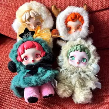 스컬팬더 skull panda 봉제 인형 세트