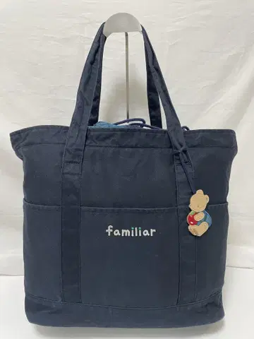familiar 패밀리아 마더백 네이비 토트백 대용량