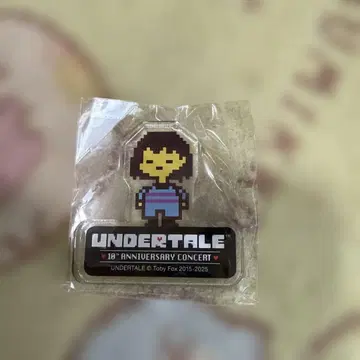 UNDERTALE 언더테일 콘서트 한정판 프리스크 아크릴 블록