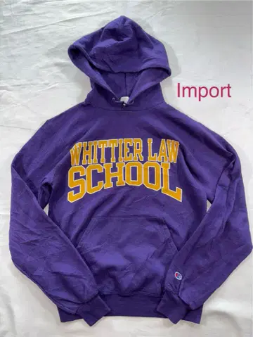 Champion WHITTIER LAW SCHOOL 후드티 s-10
