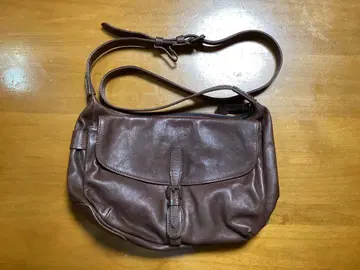 genten 겐텐 천연 가죽 숄더백