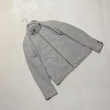 OA2870 [유키토리이옴] 자켓 [M] 스탠드 카라 마 혼방 비침 봄