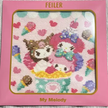 [ 새상품 ] 마이멜로디 쿠로미 피아노 페이러 타월 FEILER
