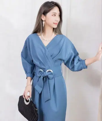 결혼식 드레스 경사 체형 커버 40대 30대 가을 겨울 포멀 L