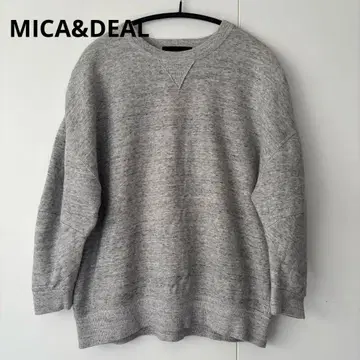 MICA&DEAL 하메코미 앞 V 성에 낀 속기모 맨투맨 트레이닝복 36