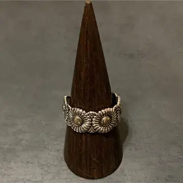 SILVER925 2TONE FLOWER RING/실버/반지