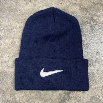 90s NIKE 나이키 니트 캡 니트 모자 네이비 비니