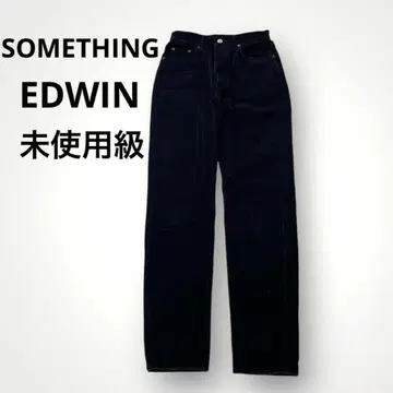 썸씽 EDWIN제 블랙 코듀로이 팬츠 30 스트레이트 미사용급
