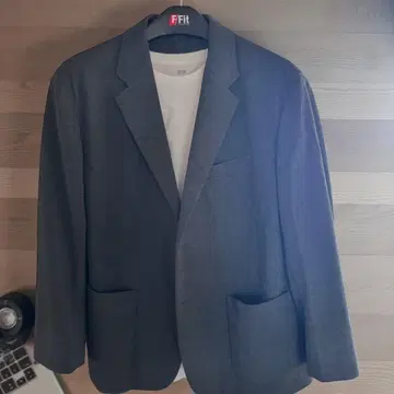 그레이 테일러드 자켓 2 포켓 8L