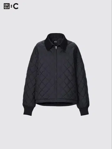 UNIQLO C 퍼프 테크 블루종 블랙