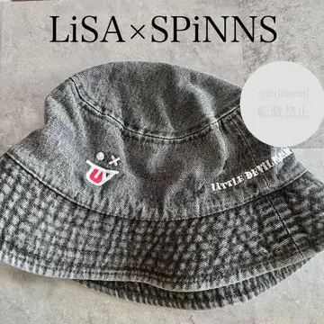 LiSA 스핀스 SPINNS 콜라보 자수 버킷햇 라이브 굿즈