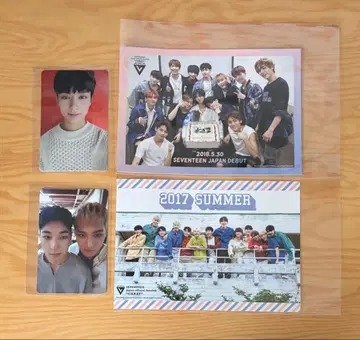 SEVENTEEN 엽서 CD 특전 카드 준 원우 민규