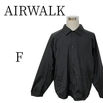 AIRWALK 에어워크 블랙 나일론 자켓 FREE SIZE