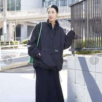 프릭스스토어 안감 플리스 아노락 후드티