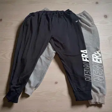 NEW ERA 조거 팬츠 8L 블랙 그레이