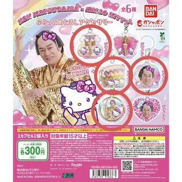 마츠켄 삼바 x 헬로키티 플랫 메지루시 액세서리