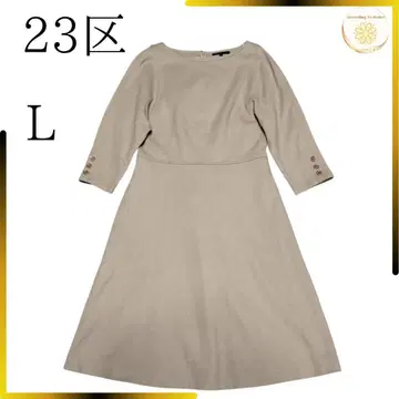 23구 무릎 기장 원피스 40 l 포멀 오피스 코디 모 100%