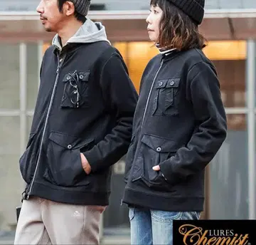 블랙 집업 블루종 paty lures 루어스케미스트 L