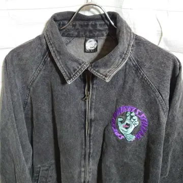 산타크루즈 블랙 데님 자켓 L
