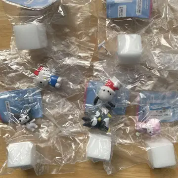 산리오 힘내라 청소 피규어 5체 세트