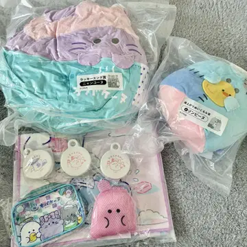 [오바케누 복권] 라스트원 냥코누이 봉제 인형 등 종합 세트