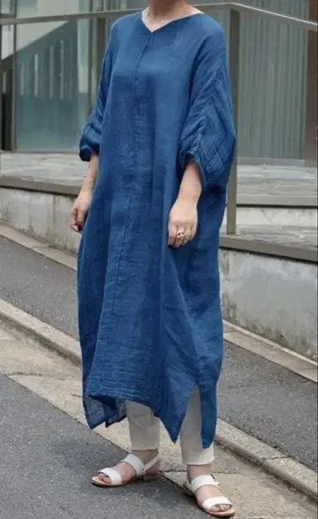 새상품 비어즐리 카야 롱 원피스