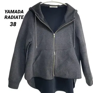 야마다야/RADIATE 후드 부착 맨투맨 자켓 집업 후드티 M