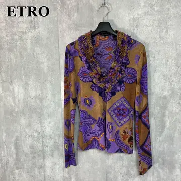 ETRO 긴팔 프릴 상의 42