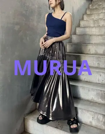 새상품급! MURUA 이레헴 개더 디자인 스커트