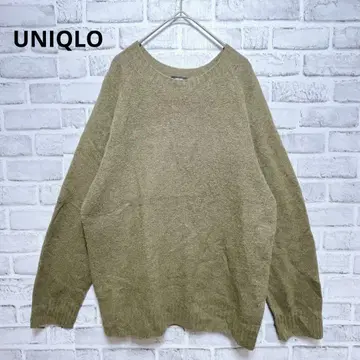 [ UNIQLO ] 유니클로 니트 스웨터 U넥 남성용 카키 M