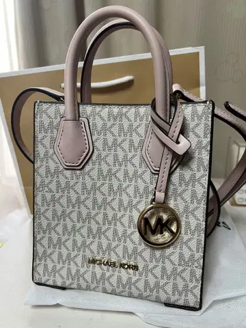 MICHAEL KORS 숄더백 화이트/핑크