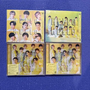 Snow Man HELLO HELLO CD 4장 세트