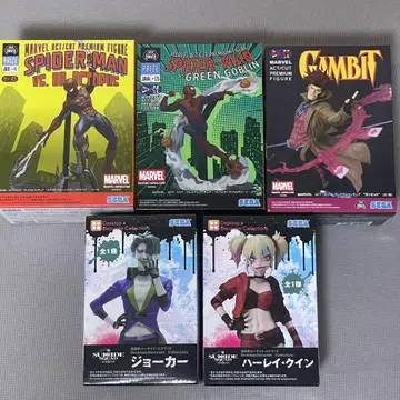 마블 피규어 5개 세트 스파이더맨 감빗 조커