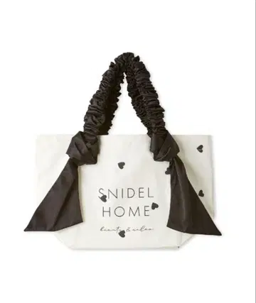 SNIDELHOME 오가닉 캠퍼스 토트 Heart small