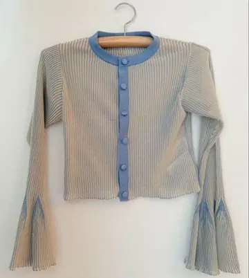 CFCL HYPHA LUCENT BELL SLEEVE 가디건