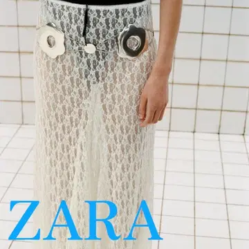 ZARA 레이스 롱 스커트